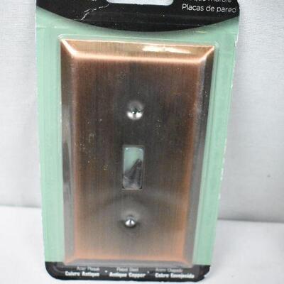 4 Lightswitch Wall Plates: One 3 opening, Two 2 openings, & One 1 opening