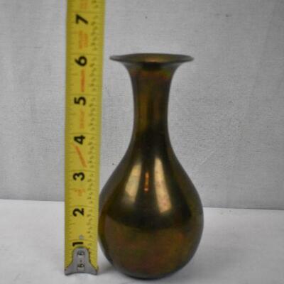 Solid Brass Bud Vase 6