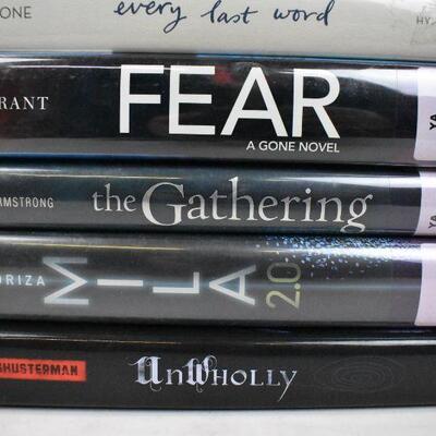 7 Hardcover Books, Young Adult Fiction: Blind -to- Unwholly