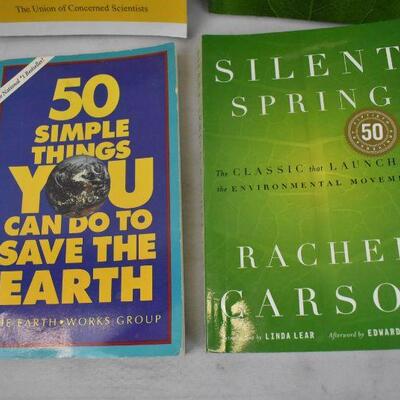 4 Non-Fiction Books - Environment Friendly: Cooler 2 Smarter -to- Silent Spring