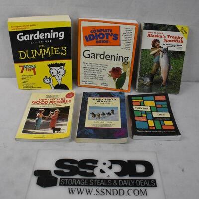 6 Books, Non-Fiction/DIY: They Say I say -to- Gardening for Dummies