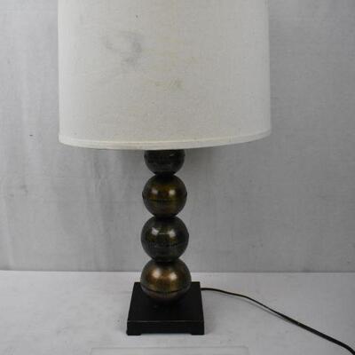 Table Lamp. Works. Lamp Shade needs cleaning