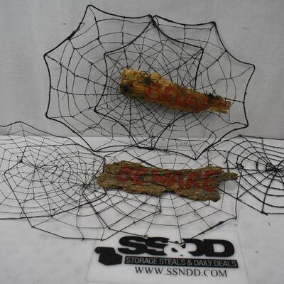 6 pc Spider Webs, 2 say 