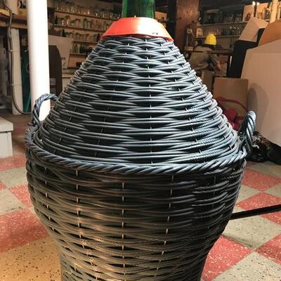 Lot 800:  Huge Green Wine Bottle/Vat