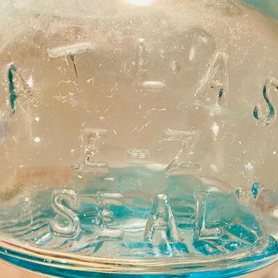 Lot 278: Vintage Atlas and Whitney Mason jars