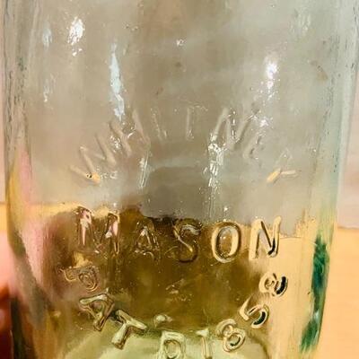Lot 278: Vintage Atlas and Whitney Mason jars