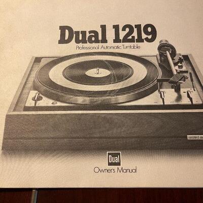 LOT 63  VINTAGE DUAL 1219 TURNTABLE UNITED AUDIO