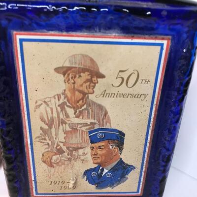 Lot 242: Colorful Glass Collectible Bottles 