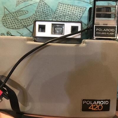 Lot 248B:  Vintage clock, clock radios and Cameras