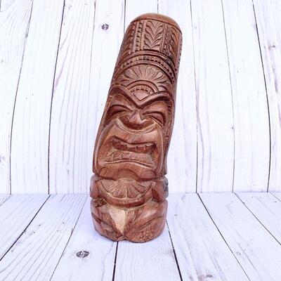 LOT 77  HAND CARVED WOOD TIKI MAUI HAWAII 1994