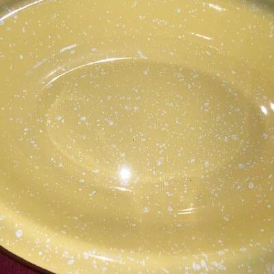 Lot 330- Vintage Enamelware Bowl