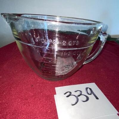 Lot 339 - Anchor Hocking Batter Bowl