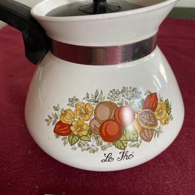 Lot 340 - Vintage Corningware Spice of Life Pattern Coffee Pot