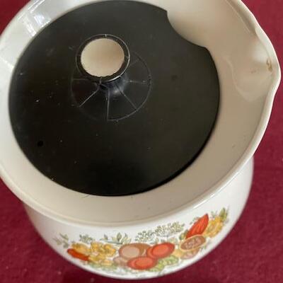 Lot 340 - Vintage Corningware Spice of Life Pattern Coffee Pot