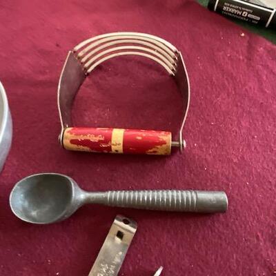 Lot 352- Vintage Kitchen Items