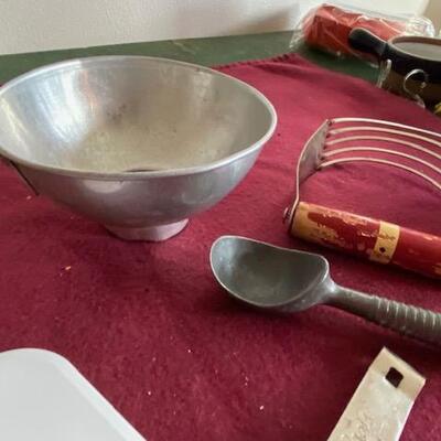 Lot 352- Vintage Kitchen Items