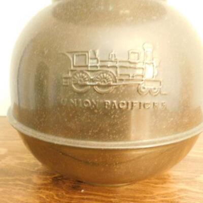 Brass Spittoon with Embossed Logo for Union Pacific R.R. 10