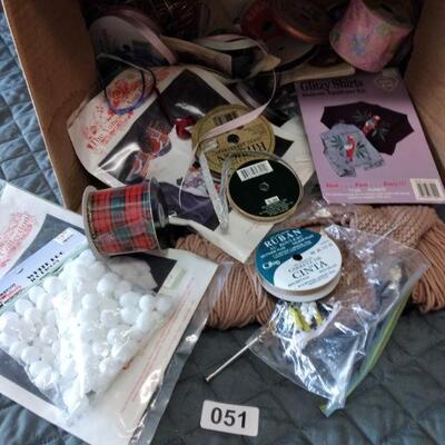 Lot 051  Craft Supplies Lot