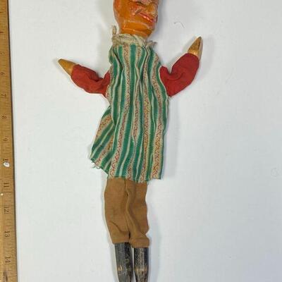 Vintage Punch & Judy Style Hand Glove Puppet YD#020-1220-00137