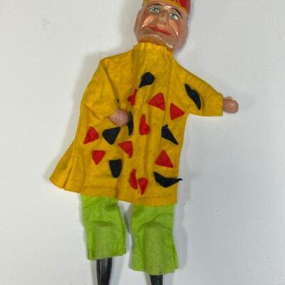Punch & Judy Jester Man Hand Glove Puppet YD#020-1220-00136