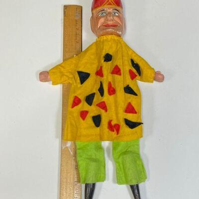 Punch & Judy Jester Man Hand Glove Puppet YD#020-1220-00136