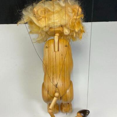 Folk Art Articulated Wood Lion Marionette String Puppet YD#020-1220-00061