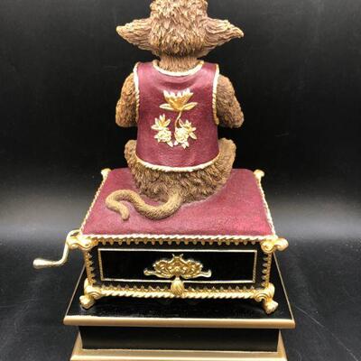 Phantom of the Opera Wind Up Music Box Monkey with Cymbals