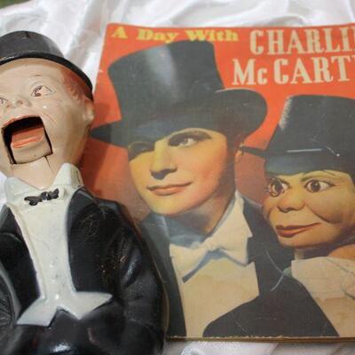 Charlie McCarthy doll & book