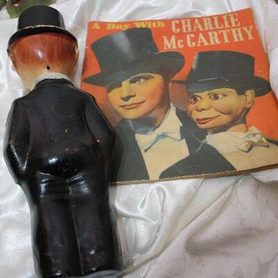 Charlie McCarthy doll & book
