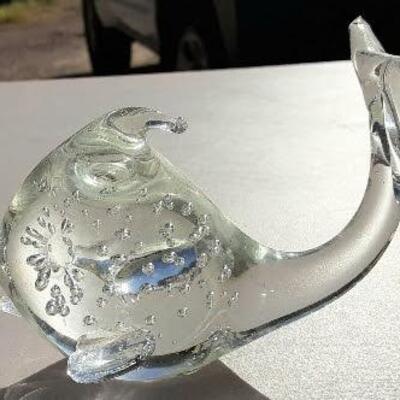 Glass Fish Paperweight