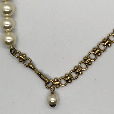 Heidi Daus Pearl Choker Necklace with Swarovski Bumble Bee Pendant YD#020-1220-05001