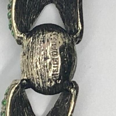 Heidi Daus Swarovski Rhinestone Snake Statement Necklace *Needs Repair** YD#020-1220-05004