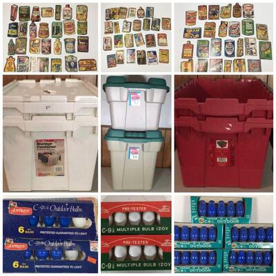 Women's Clothes - Gold, Silver & Costume Jewelry - Handbags - Etc. 

Storage Bins - Vintage Wacky Package Cards - Vintage...