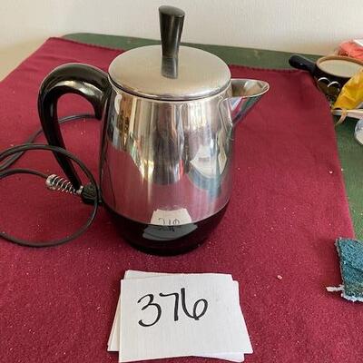 Lot 376 - Vintage Farberware Coffee Pot