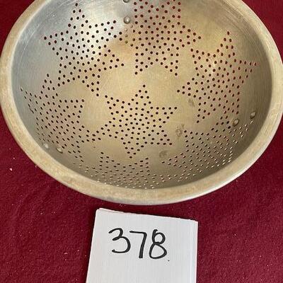 Lot 378-  Vintage 7 Star Colander