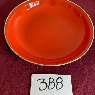 Lot 388 - Vintage Pan, Orange/black Yugoslavia