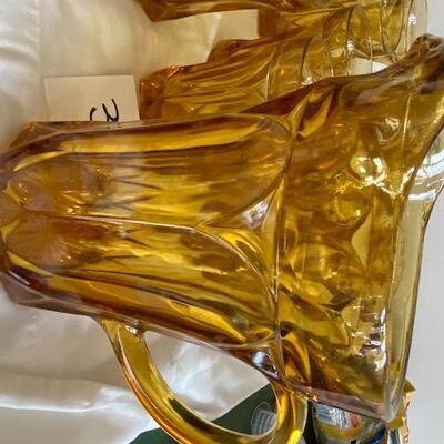 Lot 398 -Vintage Anchor Hocking  Fairfield Pitcher and Glasses Set