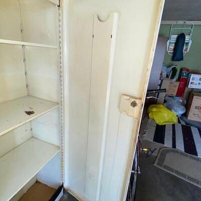 Lot 403 - Vintage Evans Metal storage cabinet