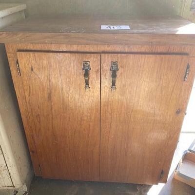 Lot  413 - Wood Cabinet