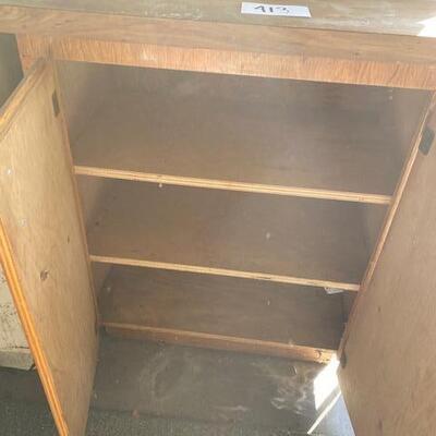 Lot  413 - Wood Cabinet