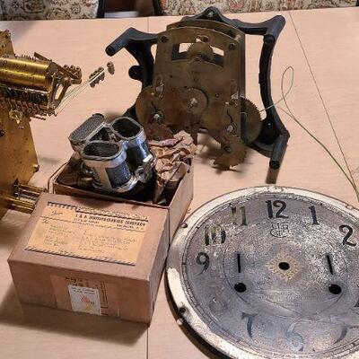 Lot 250: Clock, Watch, Music Box parts