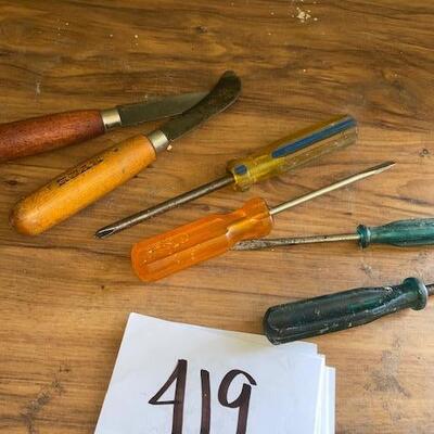 Lot 419 -tools