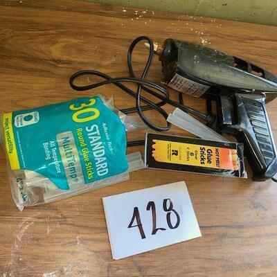 Lot 428 - Glue Gun and Glue Sticks