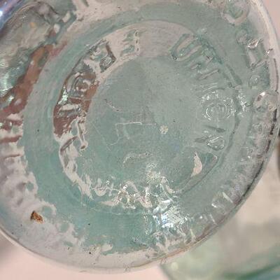 Lot 247: Antique Bottles/Jars  (Union Fruit Jar, Hazel Atlas, Hoods, Fairfax Dairy and more)