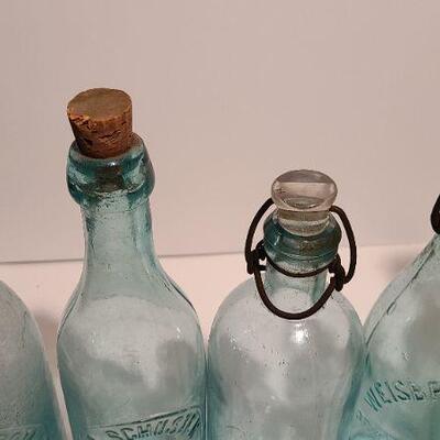 Lot 244: Antique Soda Bottles (Concordville, PA; Weiserbrod & Hess, Griffith, Schuster)
