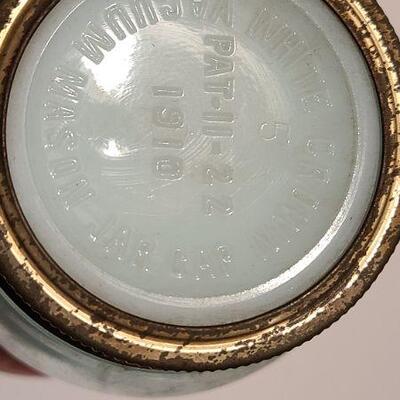 Lot 239: Antique Milk Bottles/Jars ( Gant Dairy Elmer, Moore Bros Mason, White Crown, and Boyd Mason)