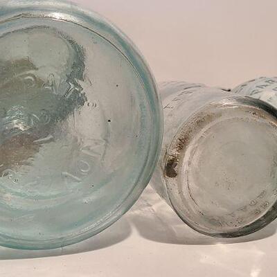 Lot 237: Antique Bottles/Jars ( Large The QUEEN, Zimmer Gloucester, Parkview Newark, Moore Mason)