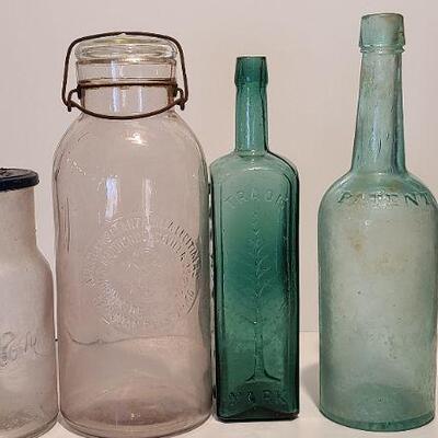 Lot 234: Rare Green LQC Wisharts 1859 Pine Tree Tar Cordial Philadelphia Bottle and More