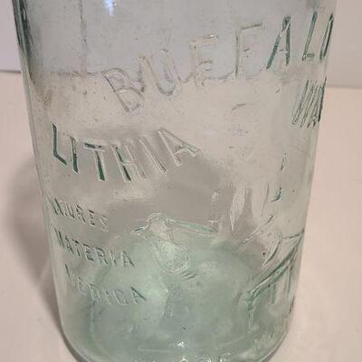 Lot 240: Antique Buffalo Lithia Water Bottle, Early Mason, and Tom McAllister Bottle