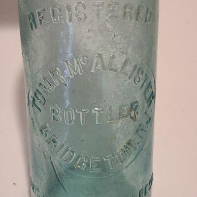 Lot 240: Antique Buffalo Lithia Water Bottle, Early Mason, and Tom McAllister Bottle